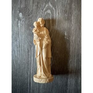 Vintage St. Joseph & Baby Jesus Figurine - 6" - Resin - Catholic